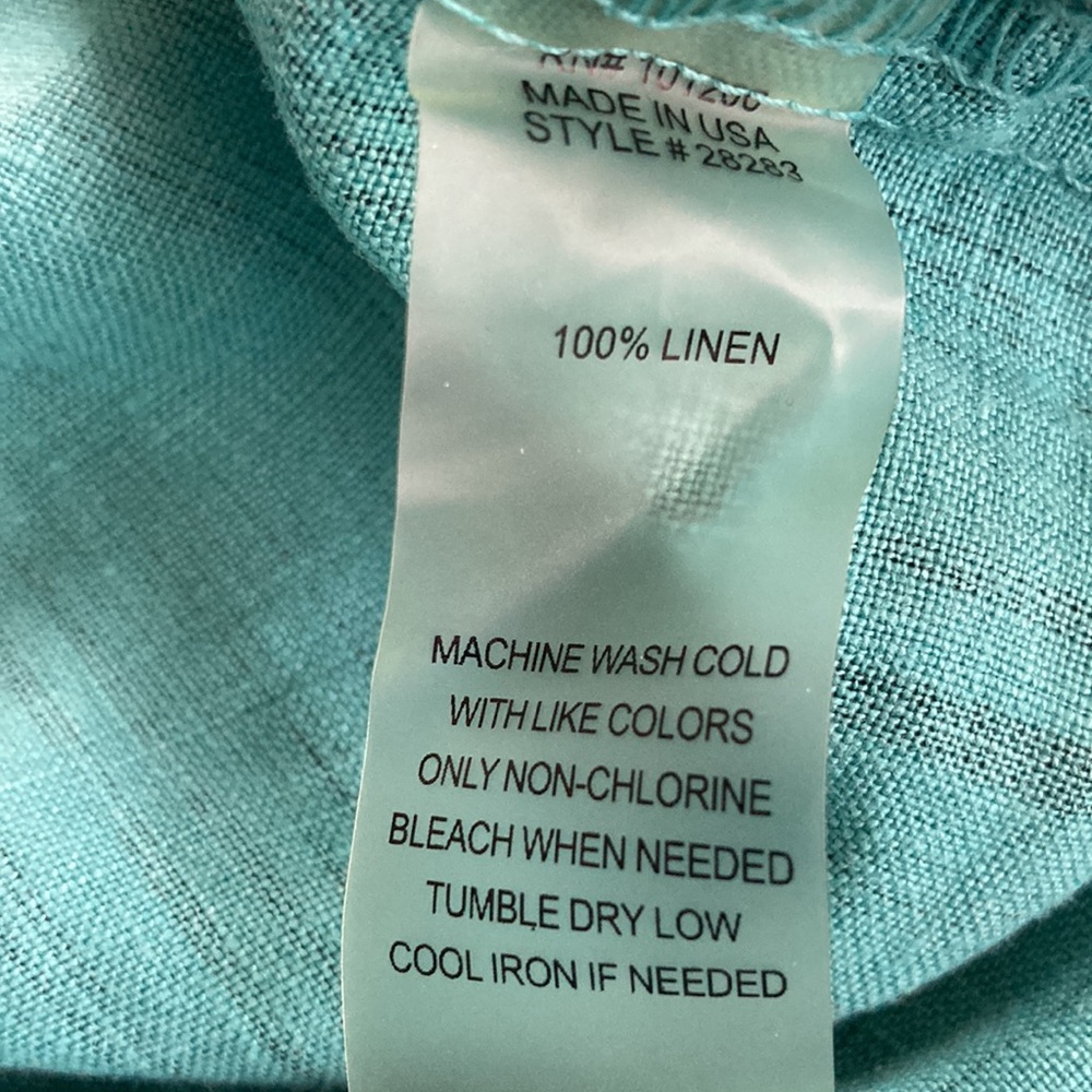 Striped 100% linen tunic - Picture 7 of 7